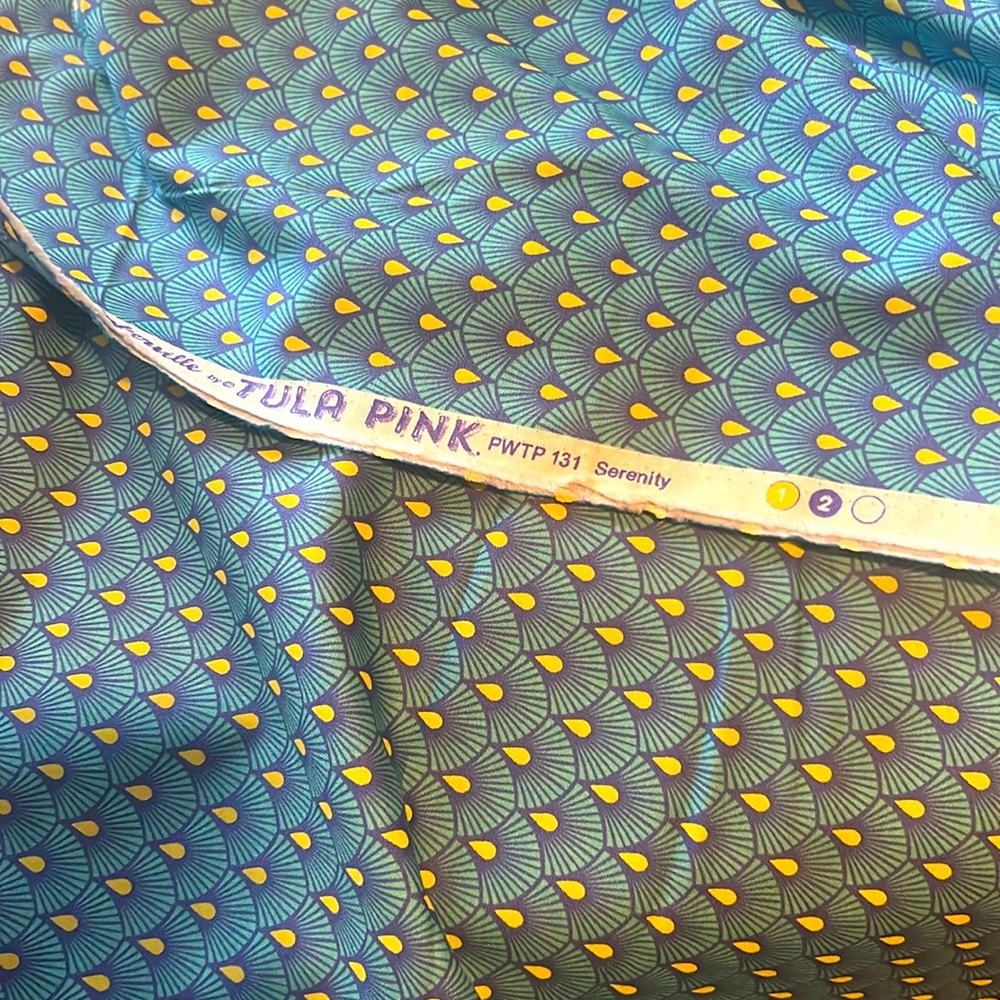 Tula Pink Pinkerville Serenity fabric. Sold by half yard